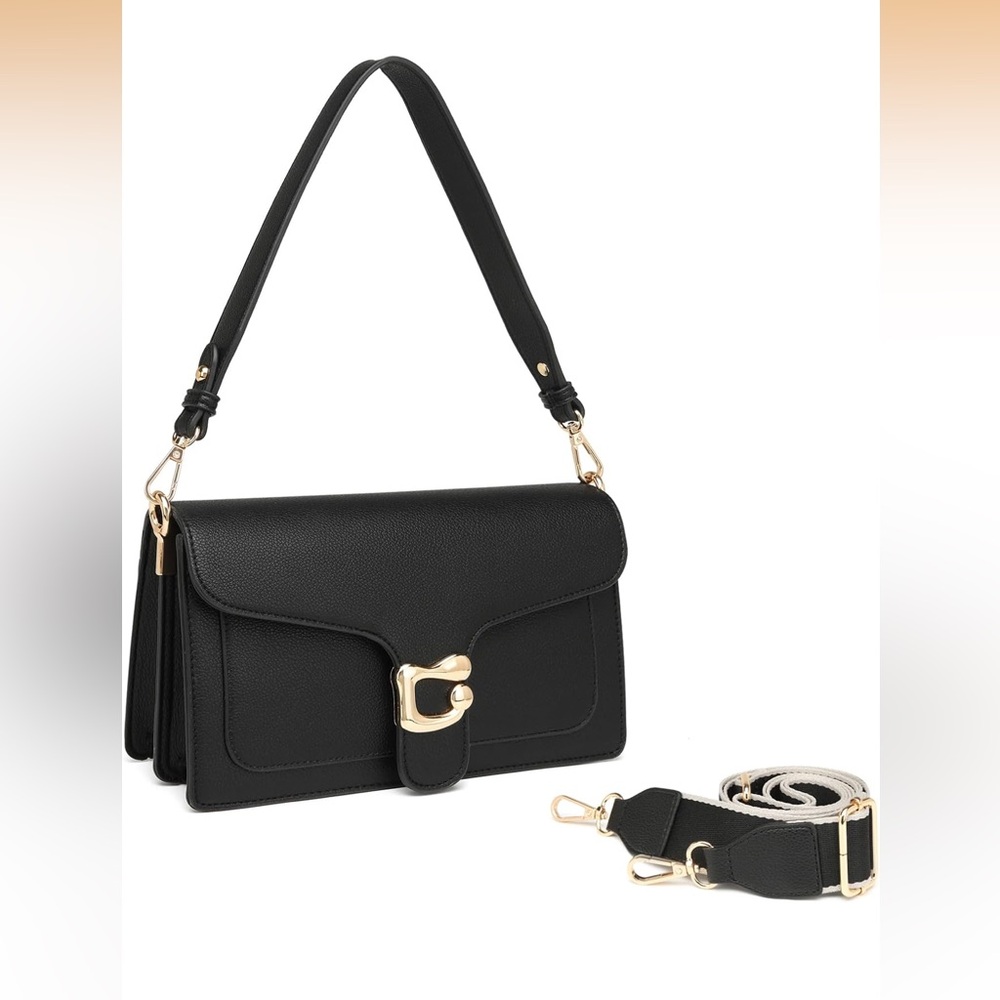 Elegant Black Shoulder Bag - Picture 10 of 10